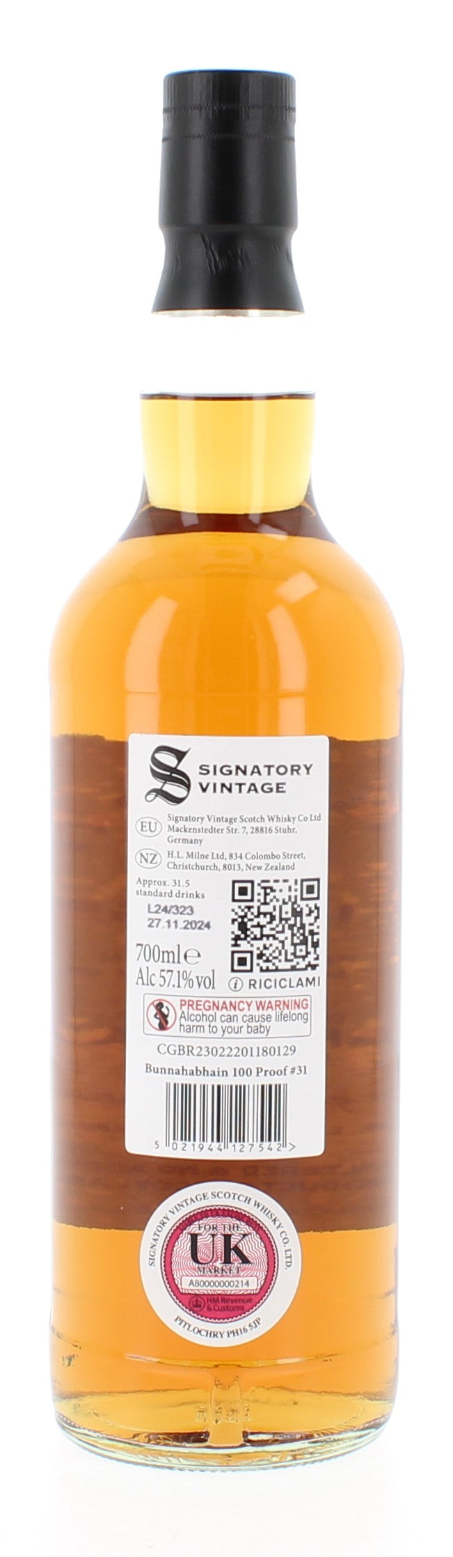 Bunnahabhain 8 Year Old 2016 100 Proof #31 SV - 70cl 57.1%