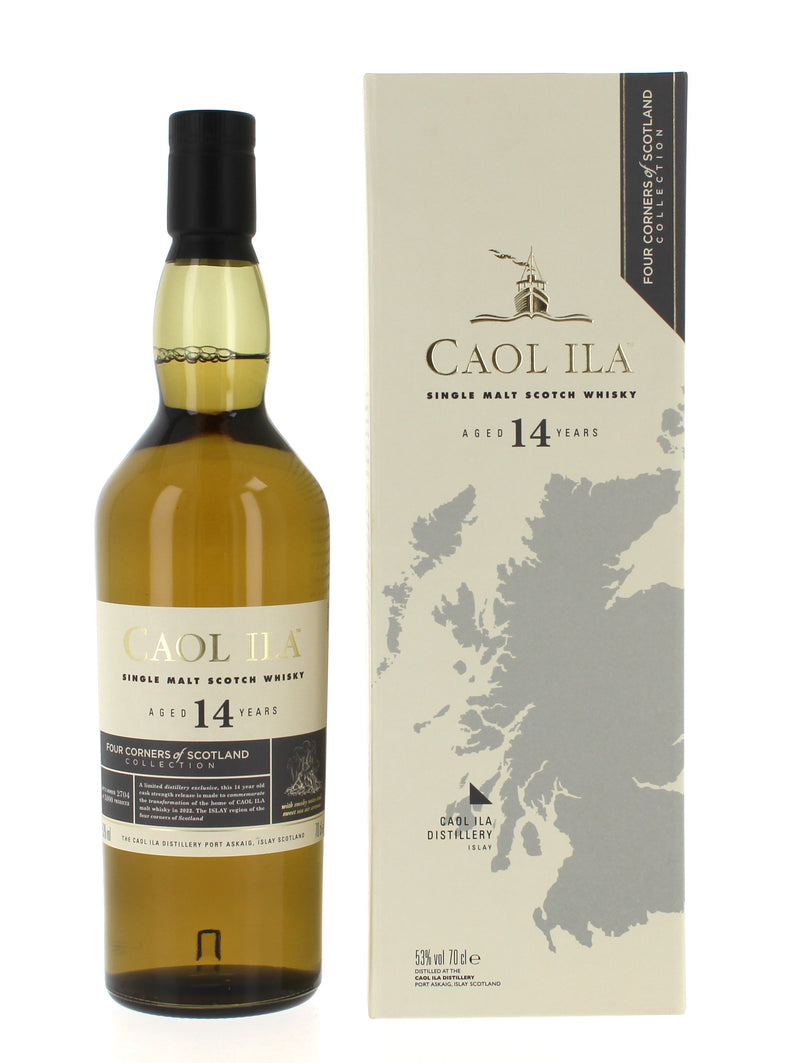 Caol Ila 14 Year Old Four Corners of Scotland Single Malt - 70cl 53%