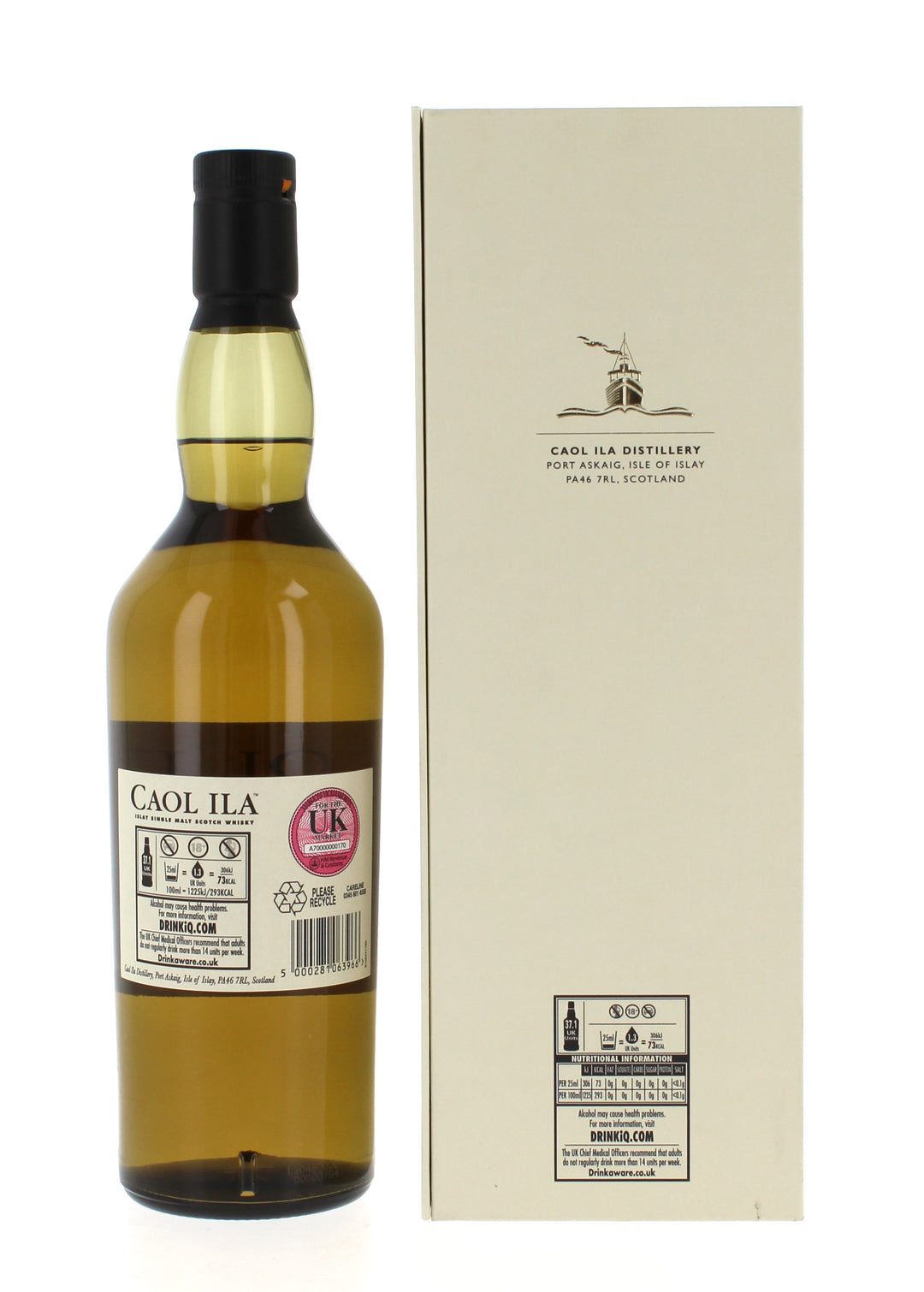 Caol Ila 14 Year Old Four Corners of Scotland Single Malt - 70cl 53%