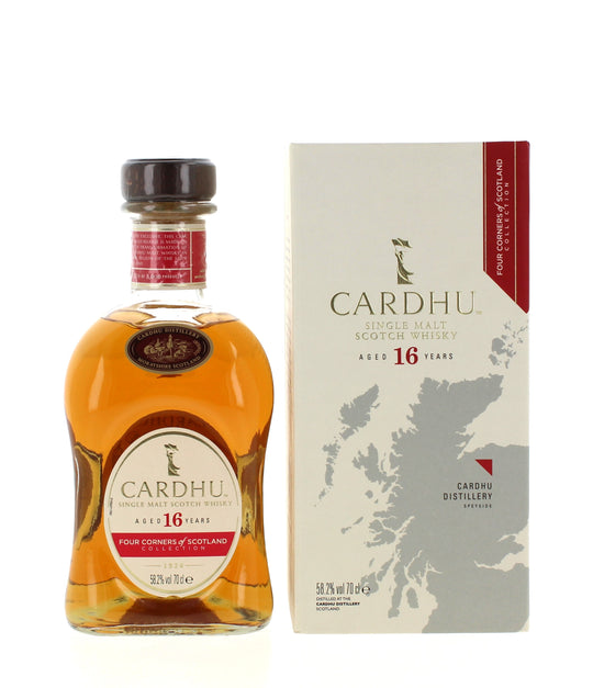 Cardhu 16 Year Old Four Corners Of Scotland Collection Single Malt - 70cl 58.2%