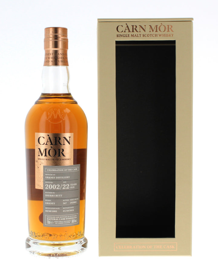 Carn Mor Orkney 22 Year Old 2002 Single Malt - 70cl 56.9%