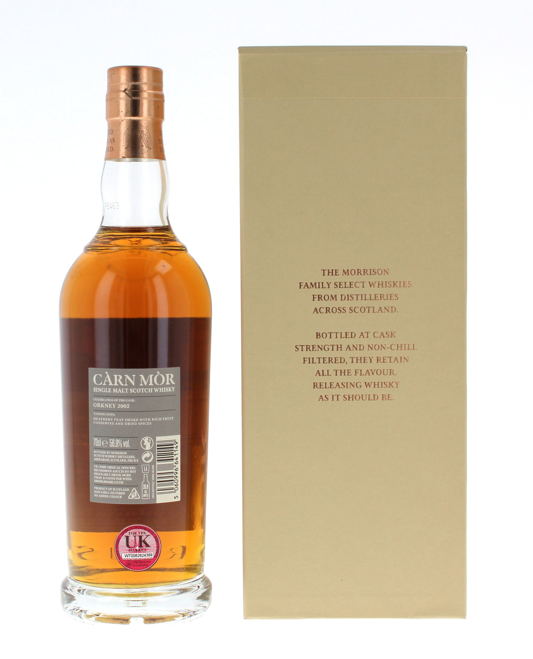 Carn Mor Orkney 22 Year Old 2002 Single Malt - 70cl 56.9%