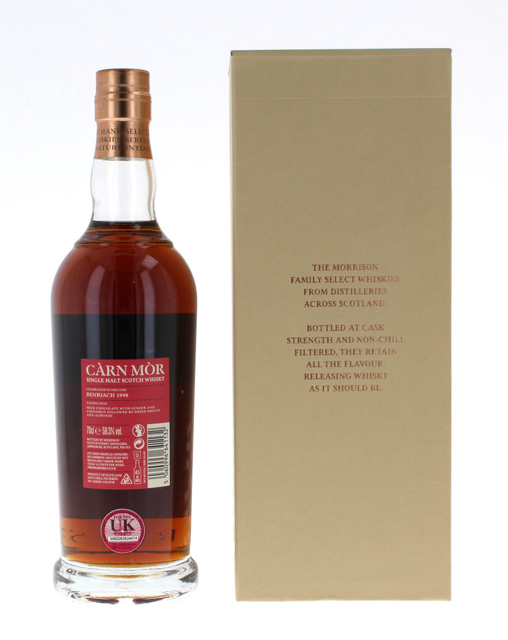 Carn Mor Benriach 26 year Old 1998 Single Malt - 70cl 59.3%