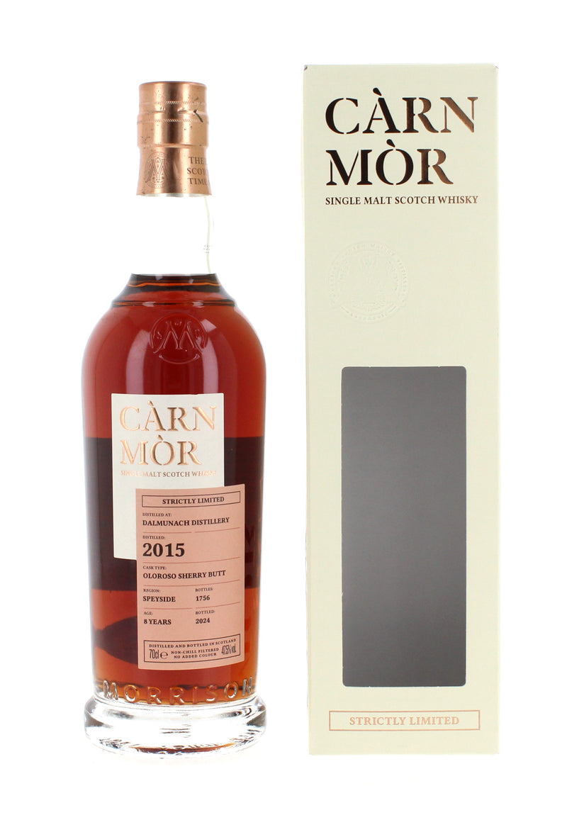 Carn Mor Dalmunach 8 Year Old 2015 Single Malt - 70cl 47.5%