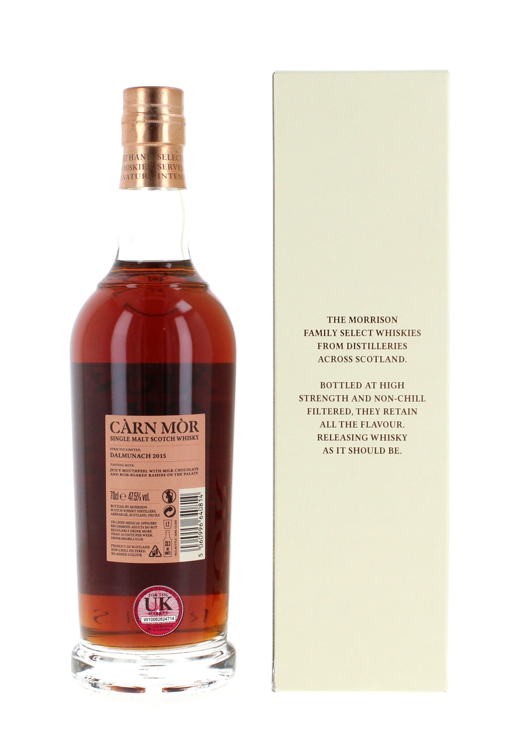 Carn Mor Dalmunach 8 Year Old 2015 Single Malt - 70cl 47.5%