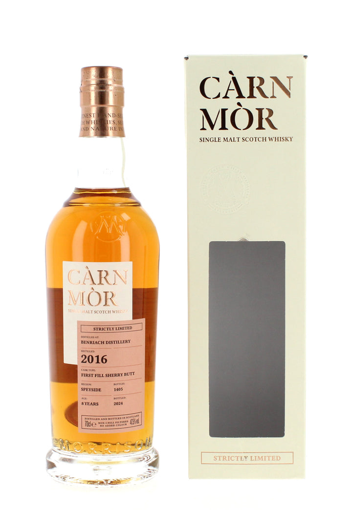 Carn Mor Benriach 8 Year Old 2016 Single Malt - 70cl 47.5%