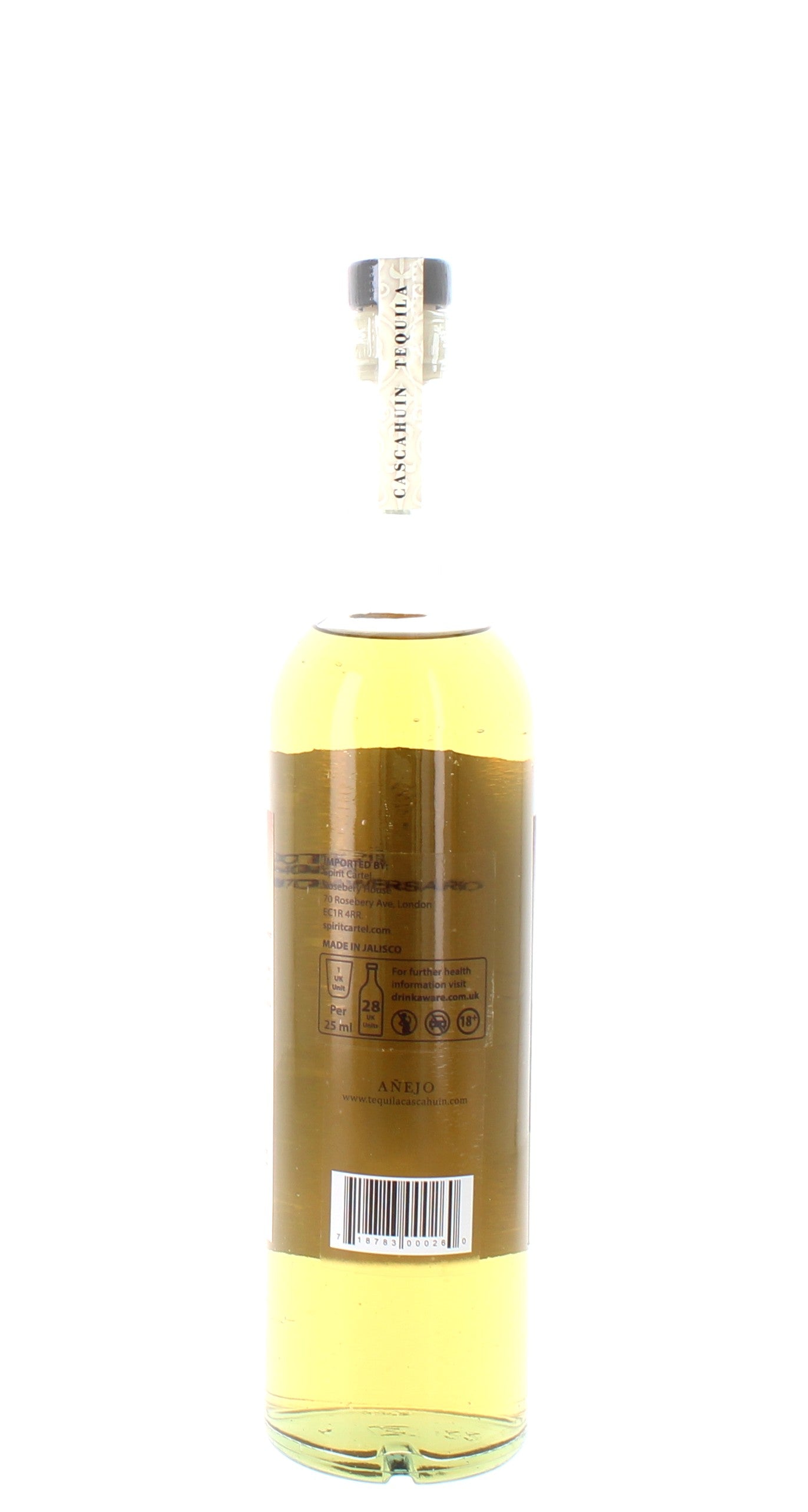 Cascahuin Anejo Tequila - 70cl 40%