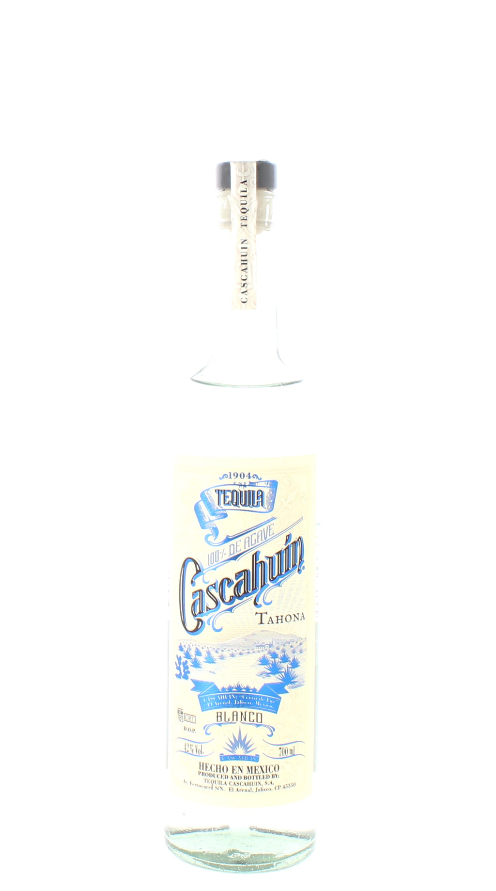 Cascahuin Blanco Tahona Tequila - 70cl 42%