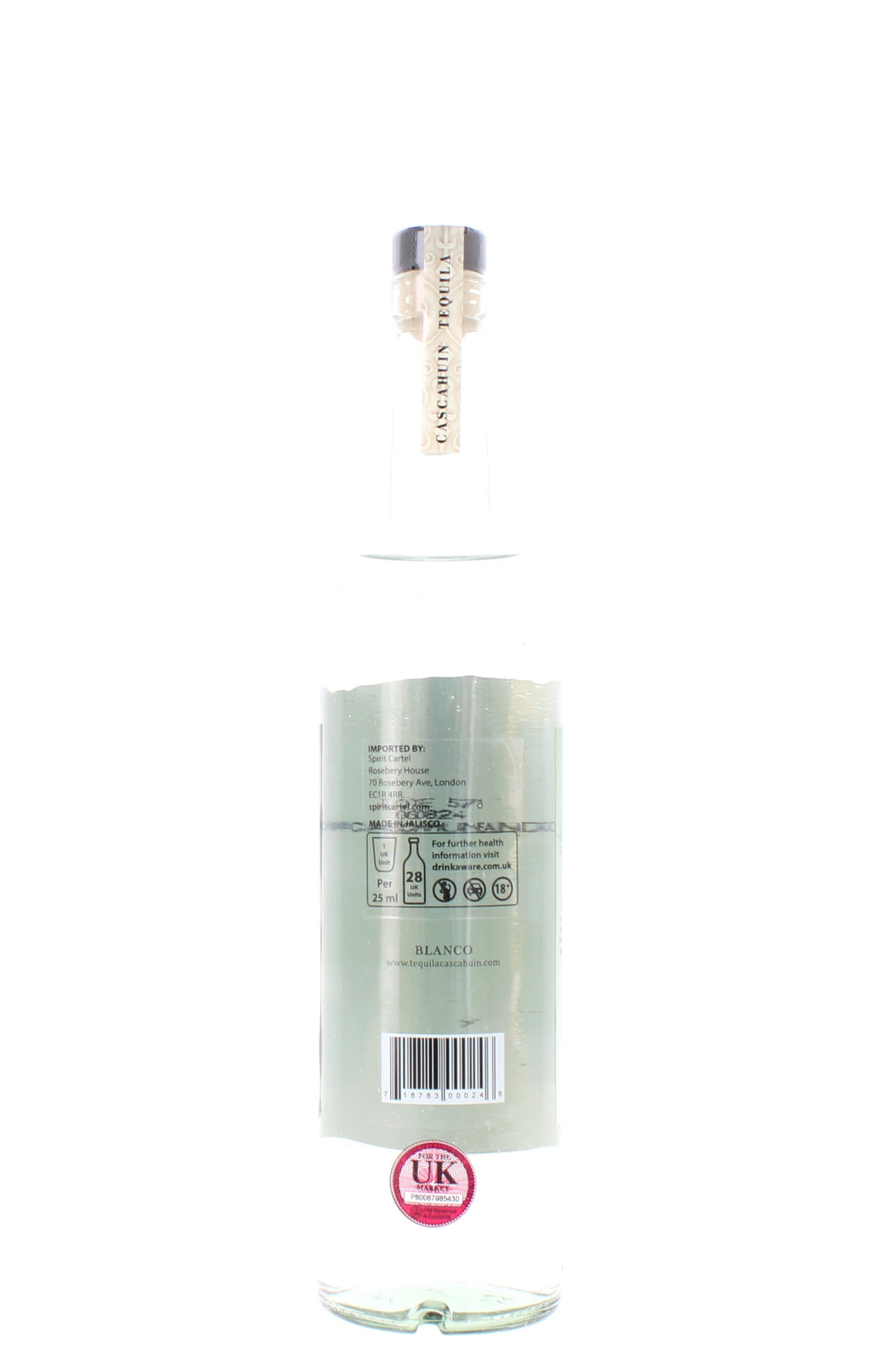 Cascahuin Tequila Blanco - 70cl 40%