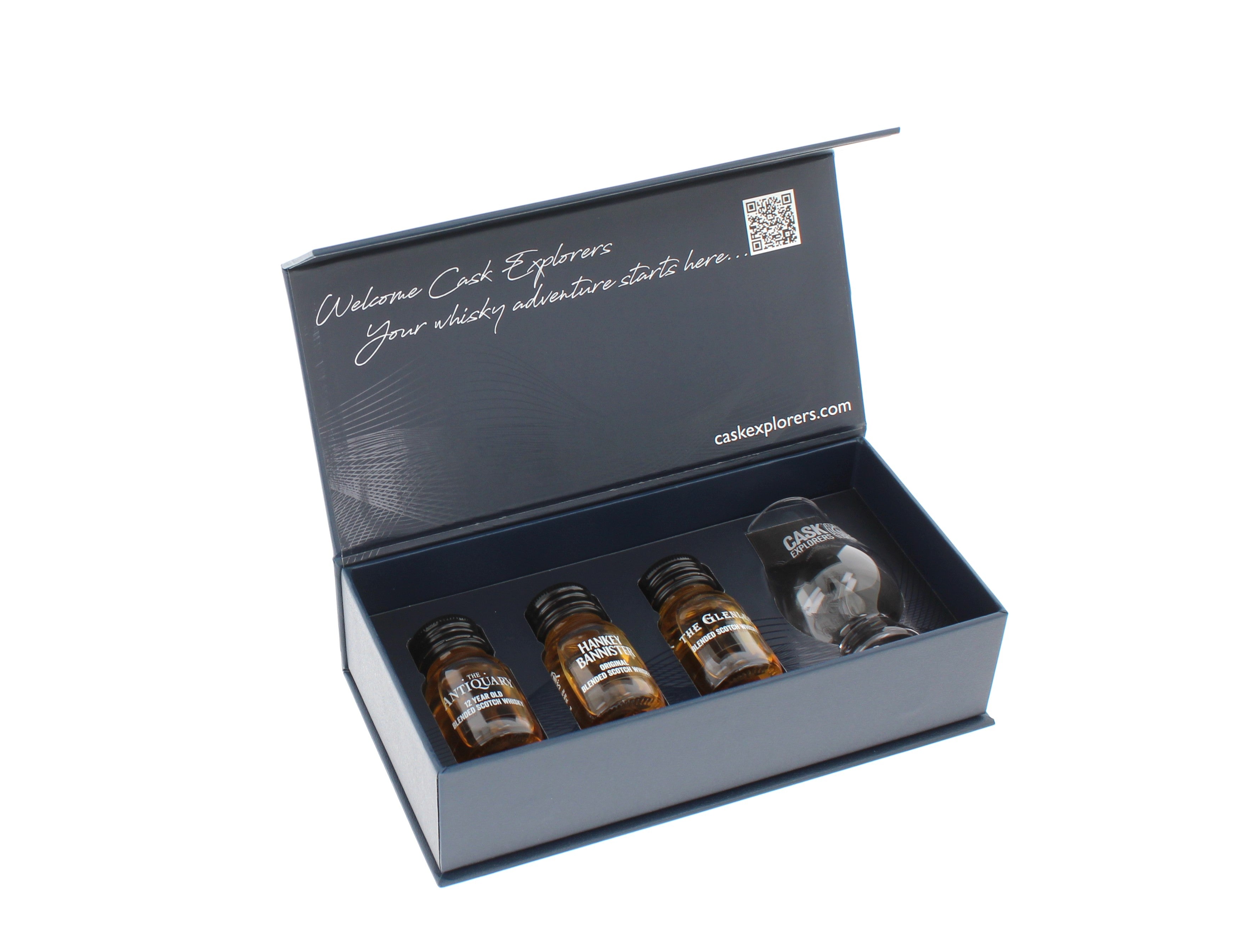 Blended Scotch Gift Set With Glencairn Glass - 3x30ml