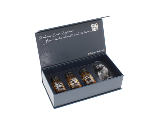 Blended Scotch Gift Set With Glencairn Glass - 3x30ml