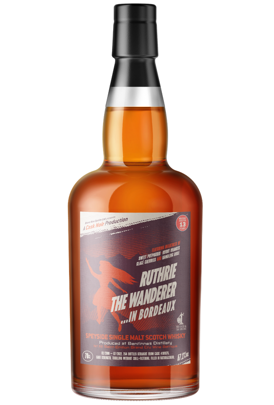 Benrinnes 13 Year Old Cask Noir Ruthrie The Wanderer In Bordeaux Single Malt Scotch Whisky - 70cl 57.2%