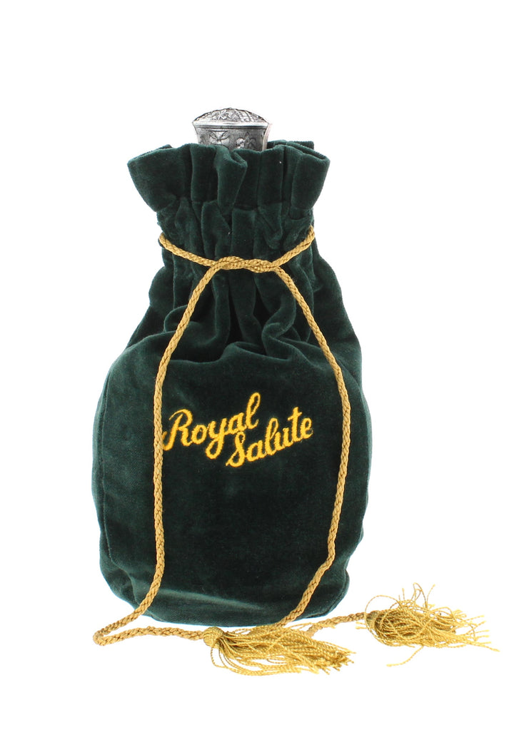 Royal Salute 21 Year Old Bot.1970s Green Spode Decanter 75cl 40%