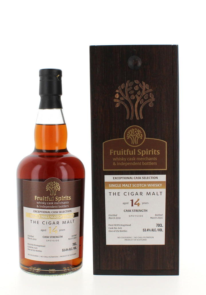 Fruitful Spirits The Cigar Malt 14 Year Old, 2010, Single Malt - 70cl 53.4%