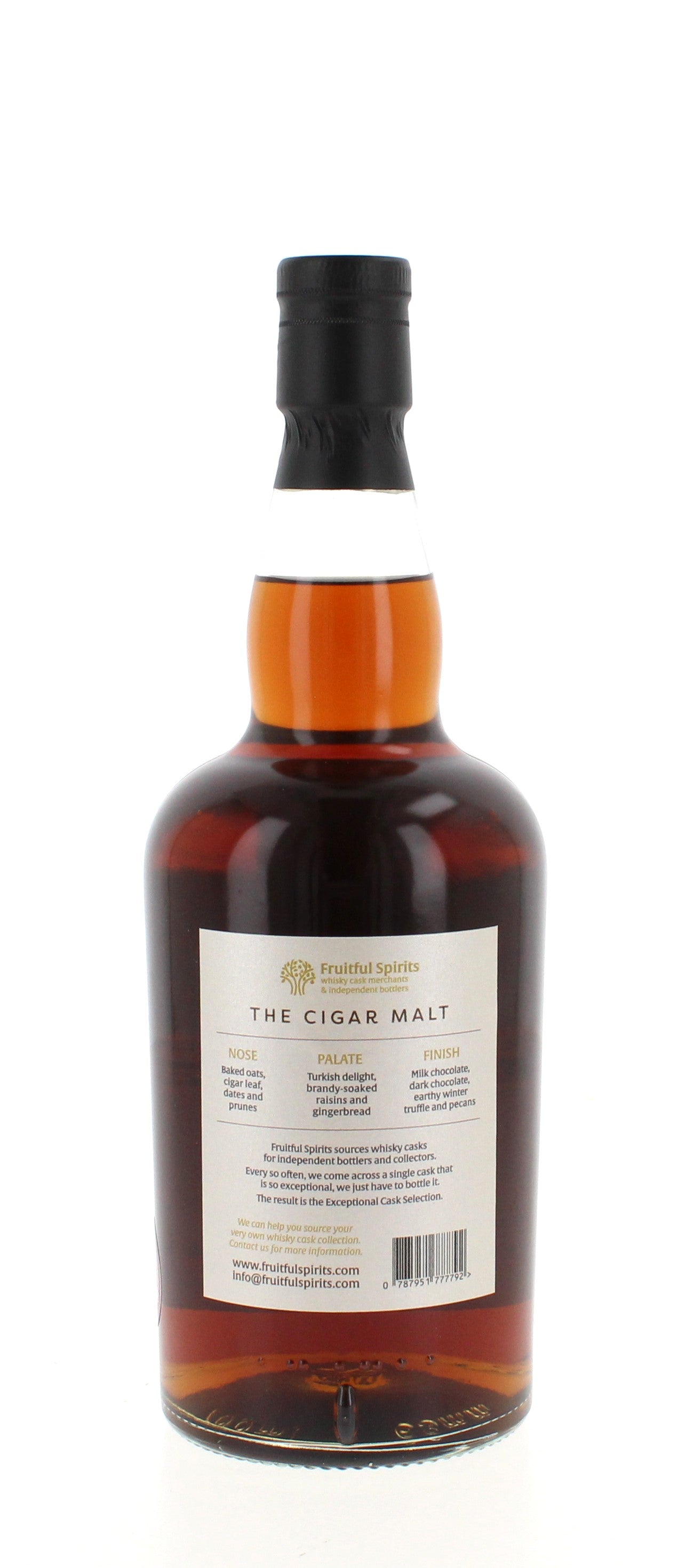 Fruitful Spirits The Cigar Malt 14 Year Old, 2010, Single Malt - 70cl 53.4%