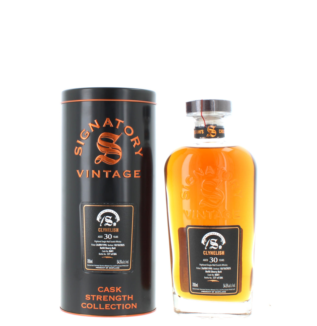 Clynelish 30 Year Old 1995 Cask No: 8681 Symington's Choice Single Malt - 70cl 54.5%