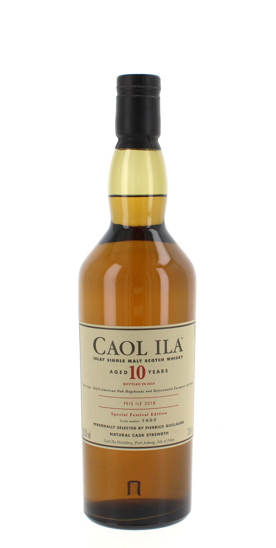 Caol Ila 10 Year Old - Fèis Ìle 2018 Whisky 70cl 58.2%