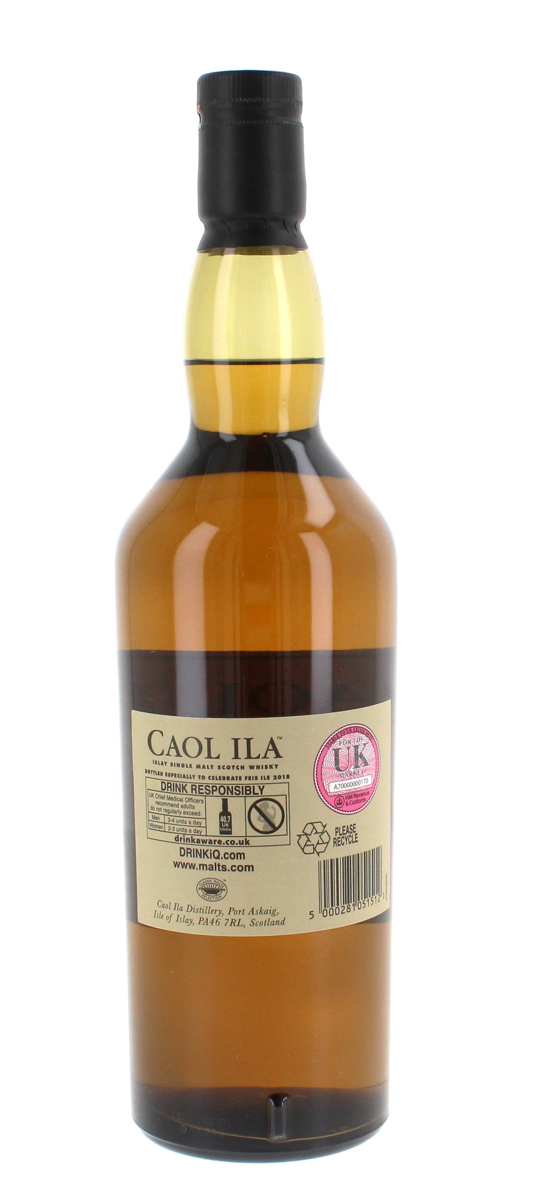 Caol Ila 10 Year Old - Fèis Ìle 2018 Whisky 70cl 58.2%