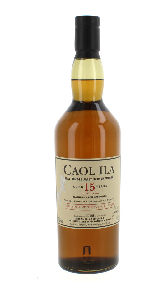 Caol Ila 15 Year Old - Fèis Ìle 2022 Whisky 70cl 55.2%