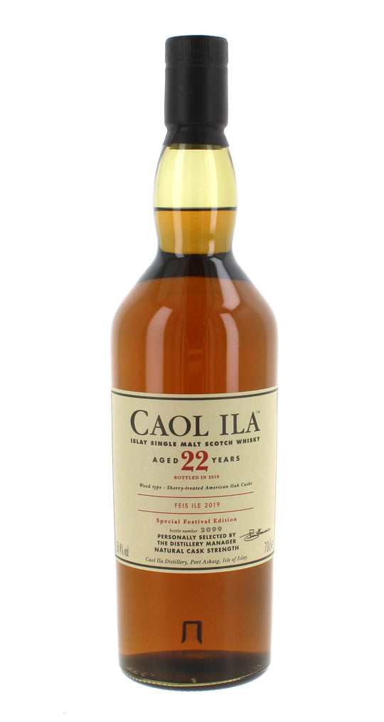 Caol Ila 22 Year Old - Fèis Ìle 2019 Whisky 70cl 58.4%