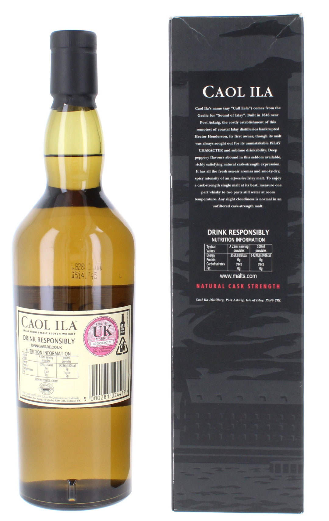 Caol Ila 2008 Cask Strength 70cl 61.6%