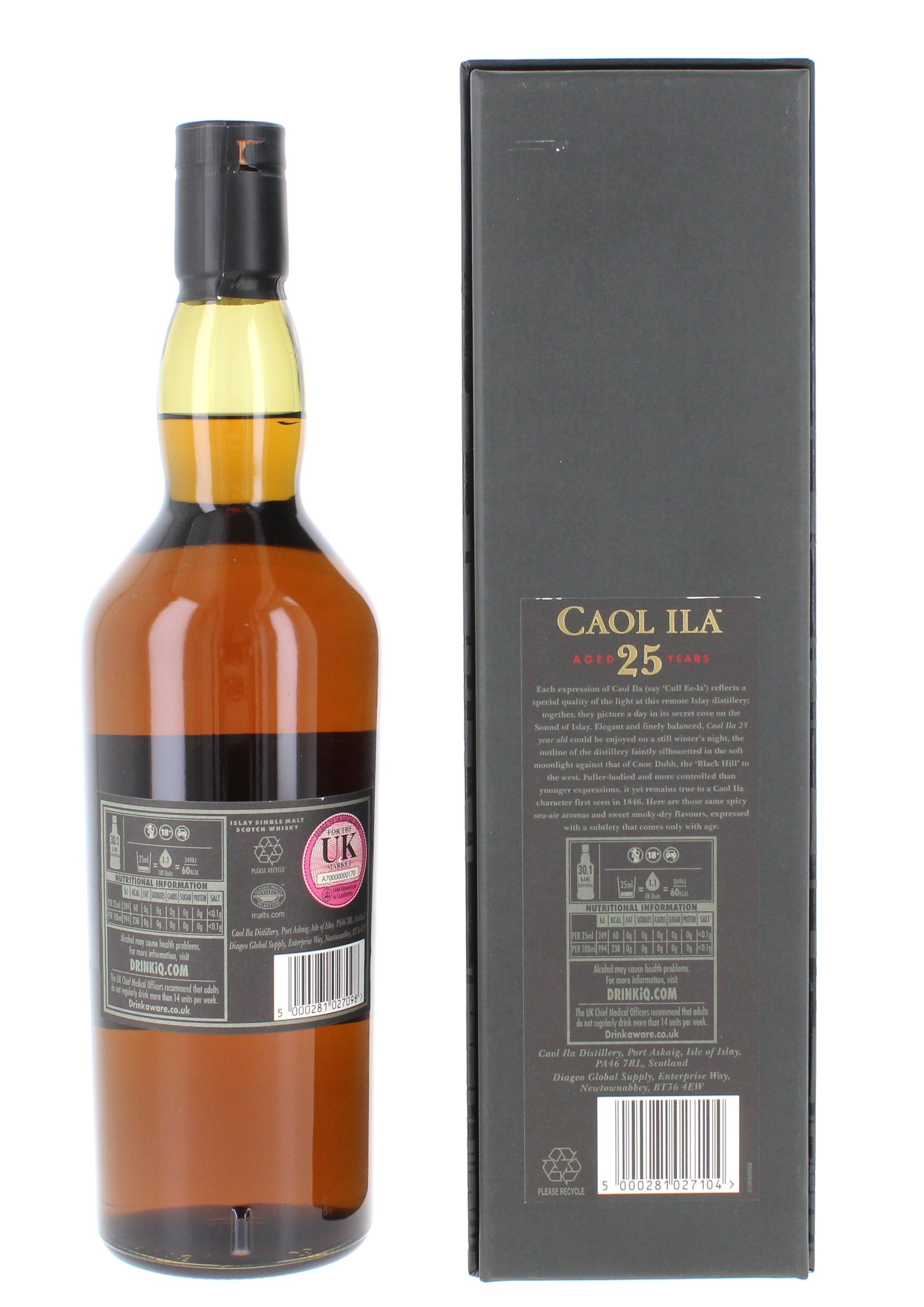Caol Ila 25 Whisky 70cl 43% – The Really Good Whisky Company