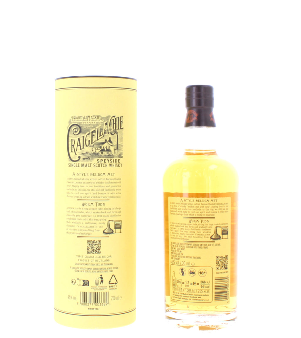 Craigellachie 13 Year Old Single Malt Whisky - 70cl 46%