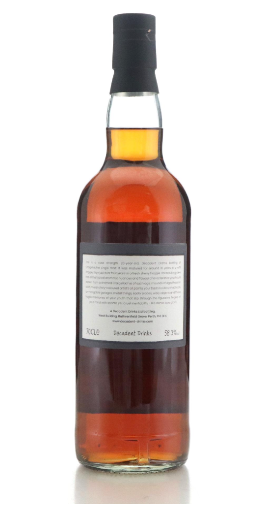 Craigellachie 20 Year Old Decadent Drams (Decadent Drinks) - 70cl 58.3%