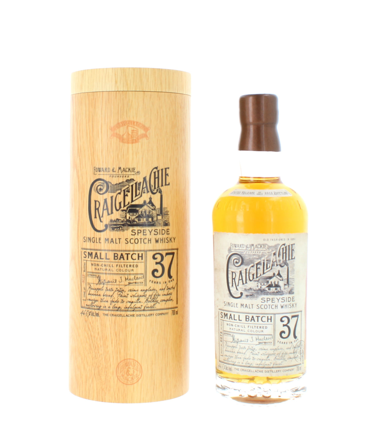 Craigellachie 37 Year Old Small Batch Single Malt - 70cl 46.5%