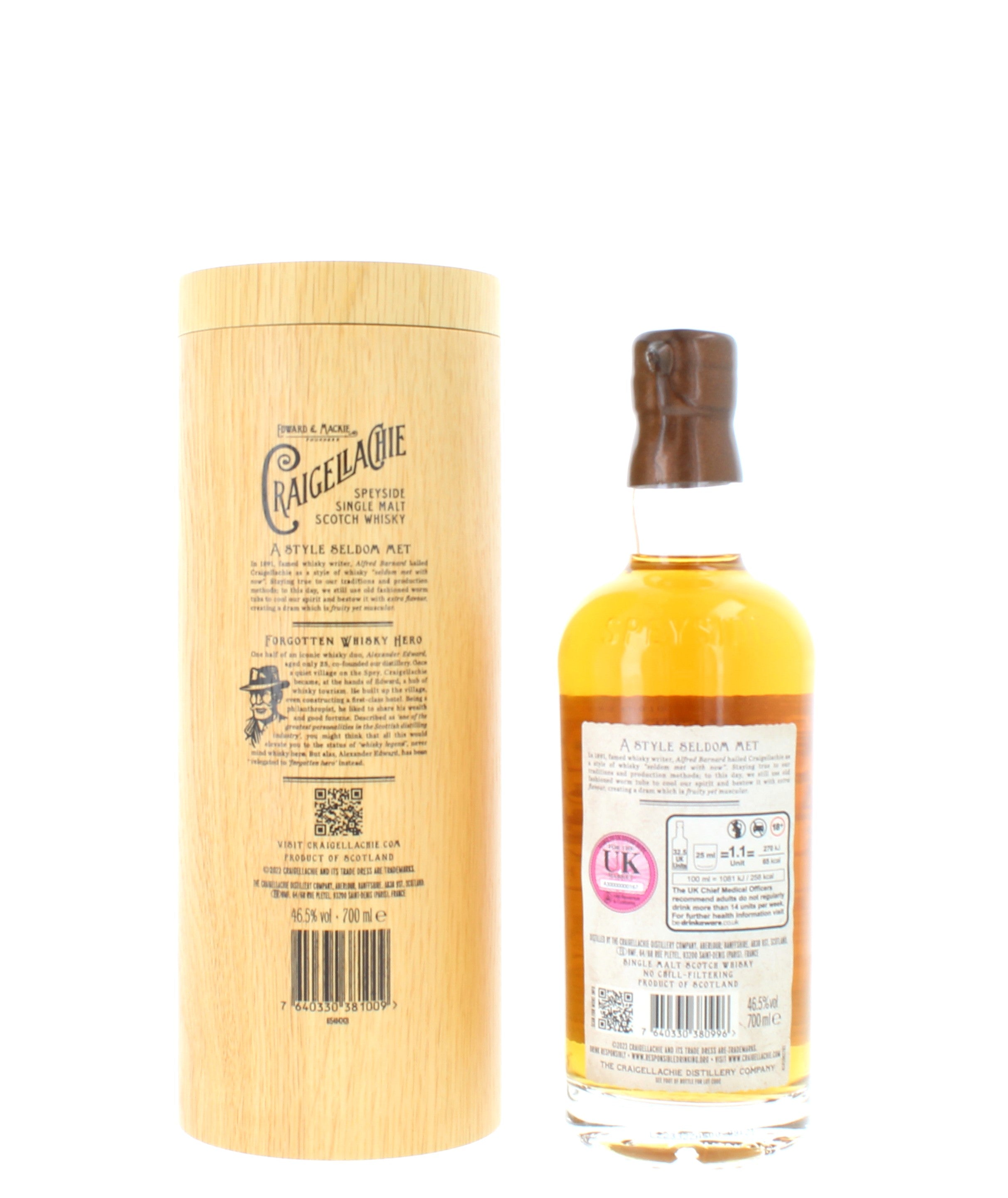 Craigellachie 37 Year Old Small Batch Single Malt - 70cl 46.5%
