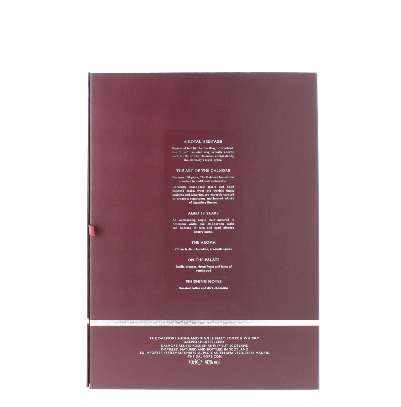 The Dalmore 12 Year Old Single Malt Whisky Premium Gift Pack - 70cl 40%