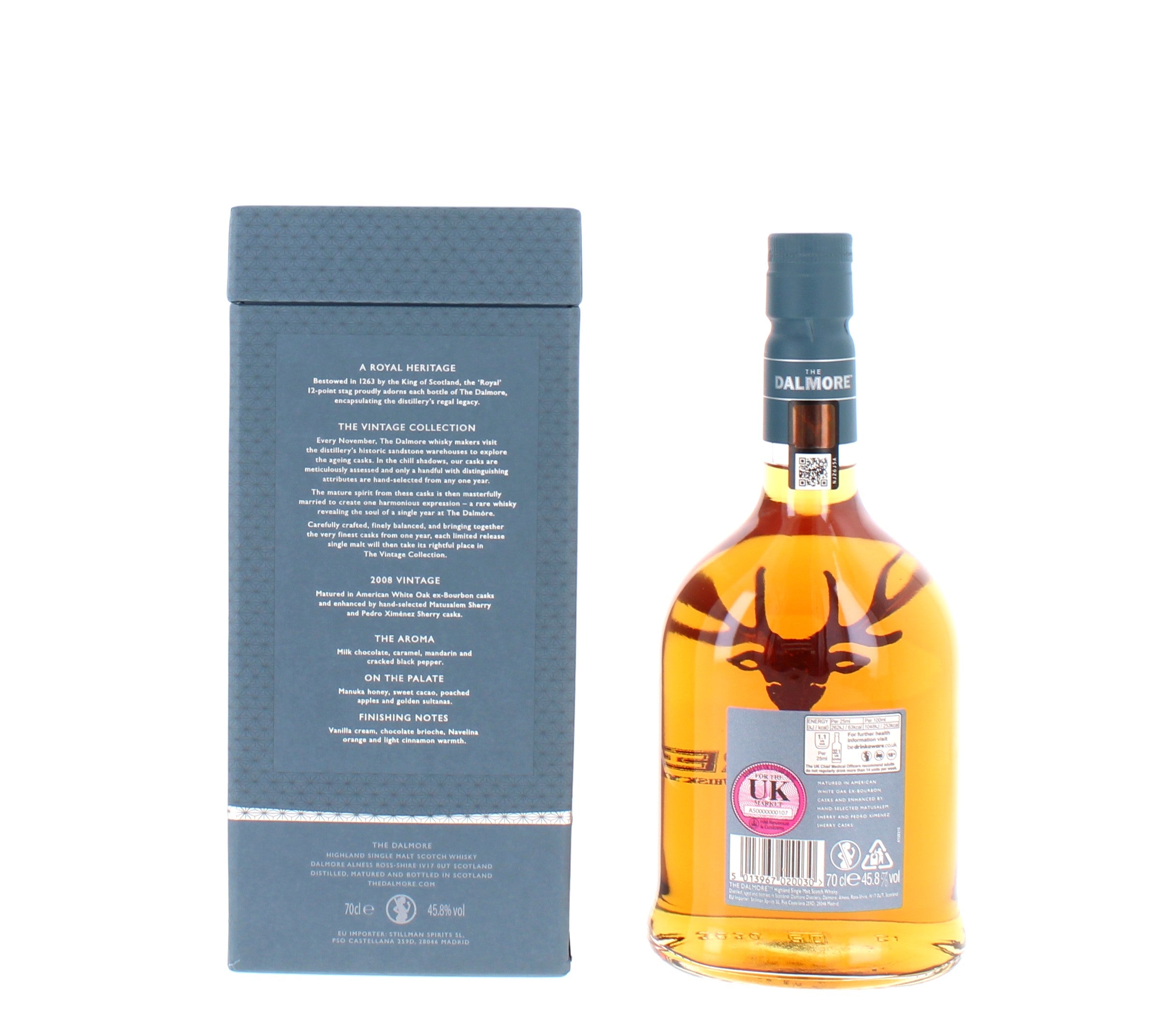 The Dalmore 2008 Vintage Single Malt - 70cl 45.8%