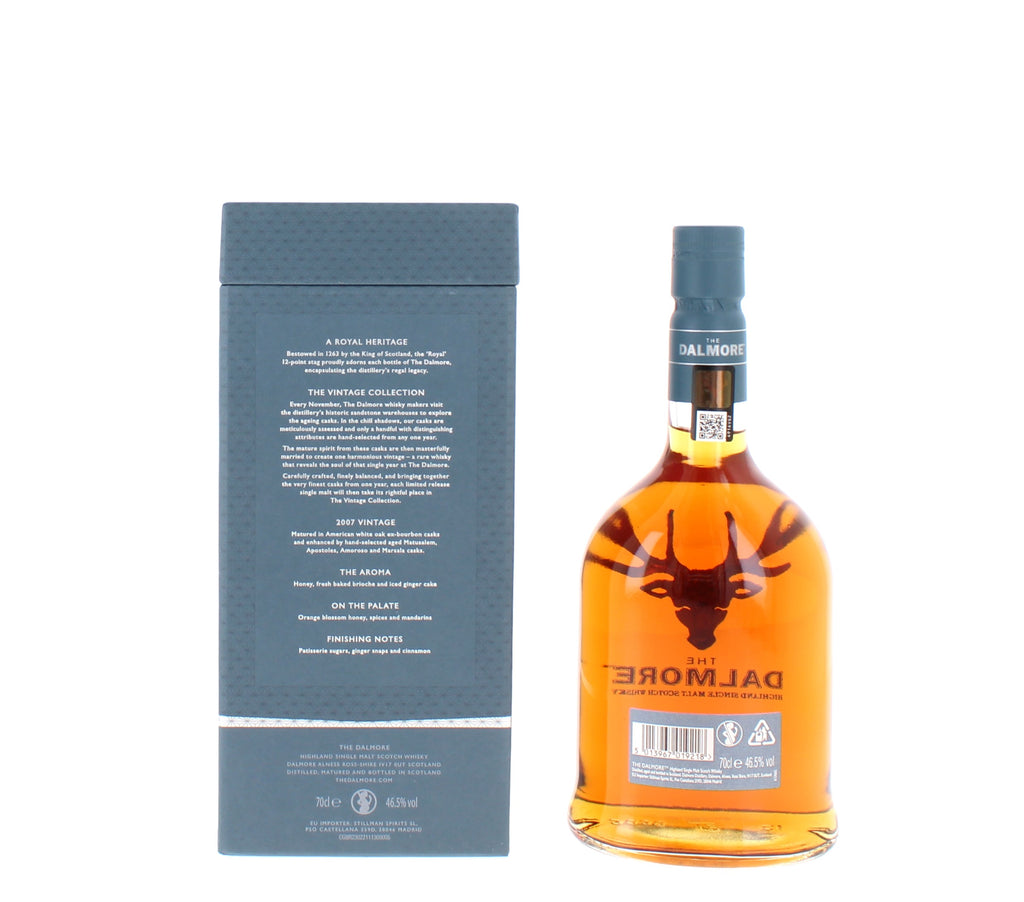 Dalmore 2007 Vintage Single Malt Scotch Whisky - 70cl 46.5%