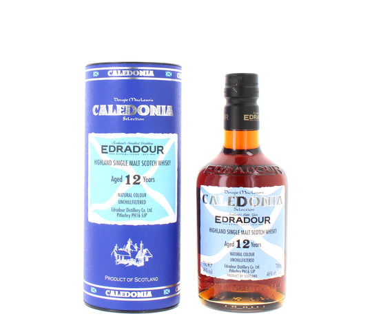 Edradour 12 Year Old  Caledonia GenEx Single Malt - 70cl 46%