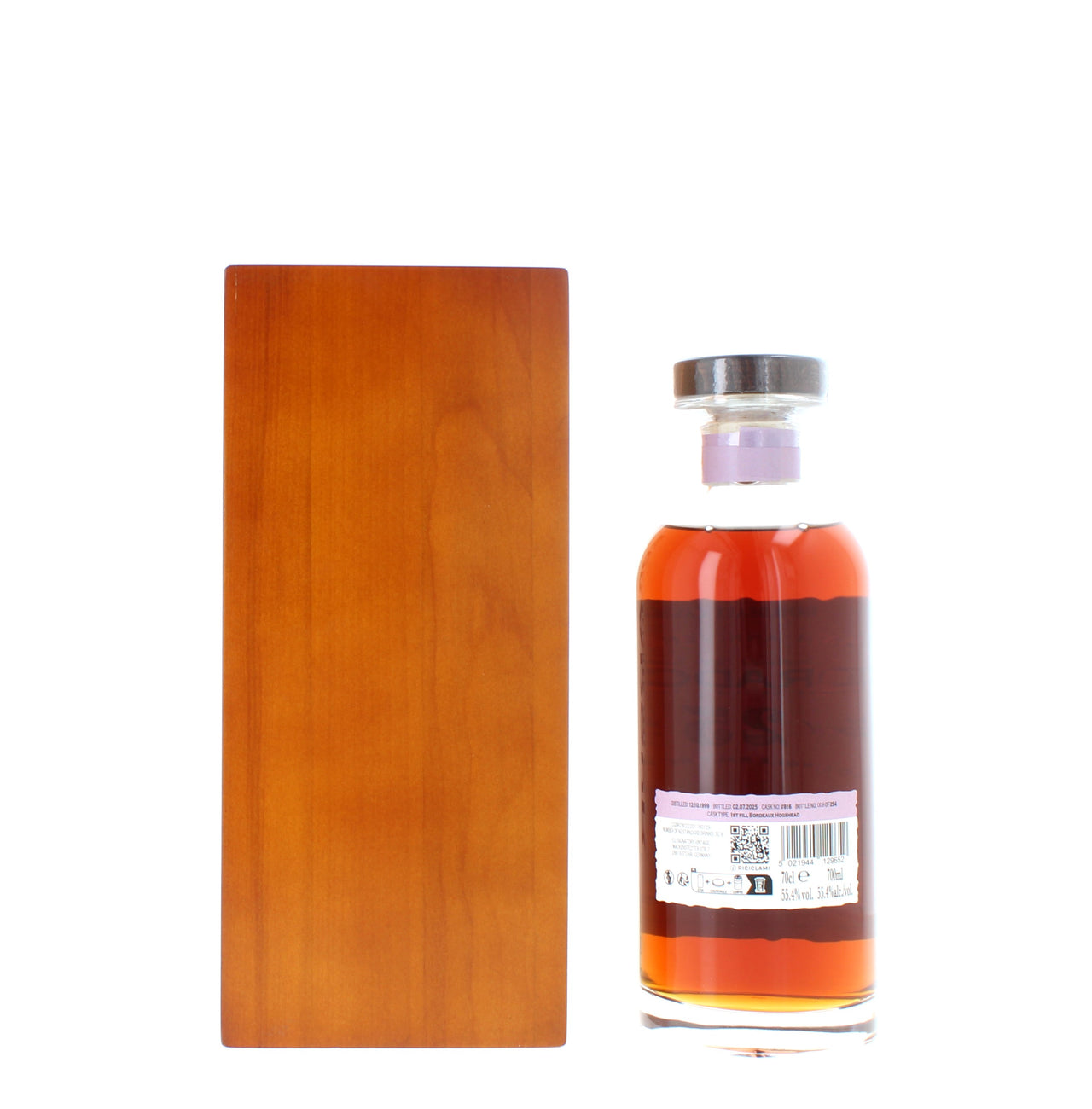 Edradour 25 Year Old 1999 200th Anniversary Cask No. #816 Bordeaux Single Malt - 70cl 55.4%