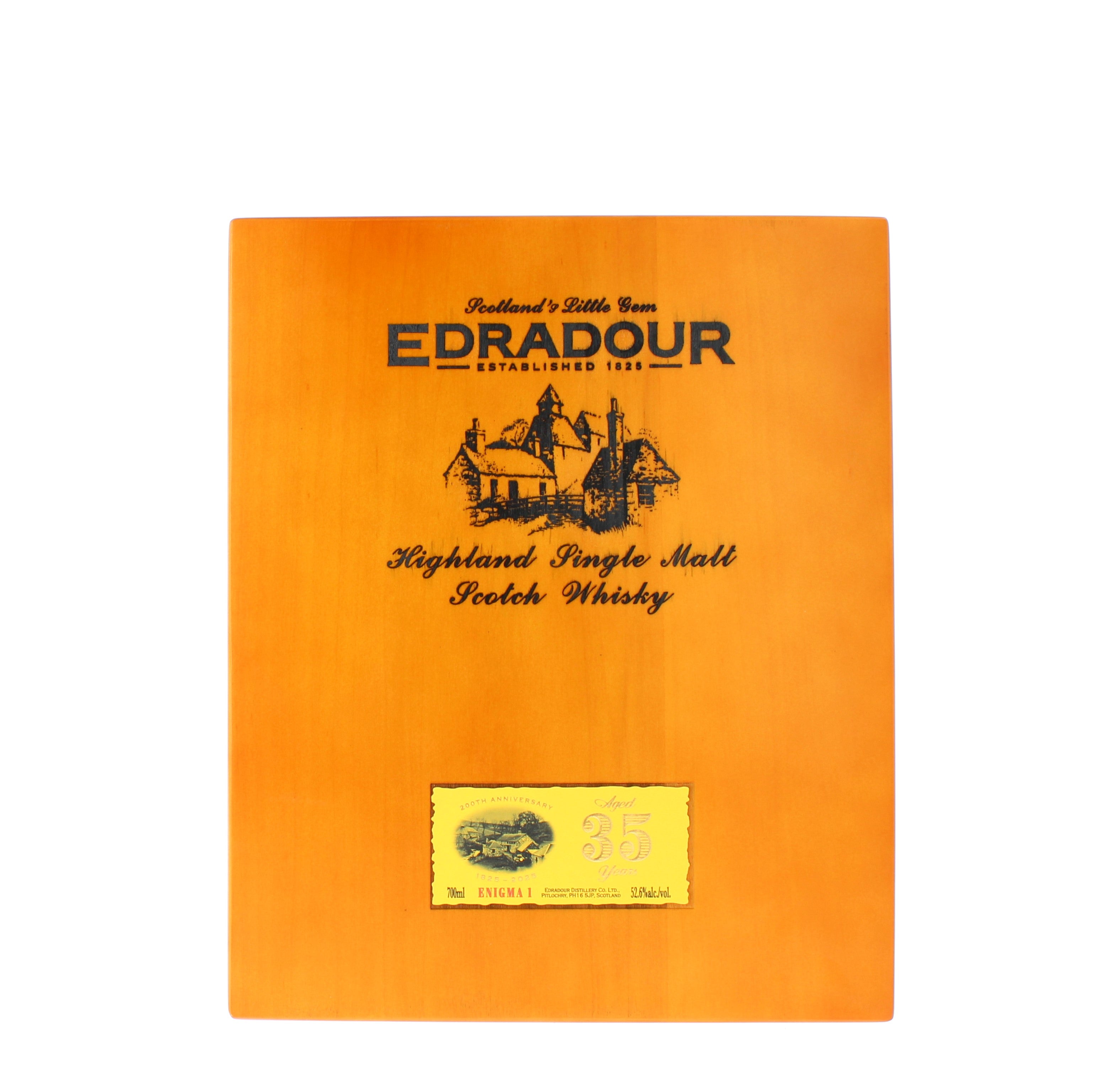 Edradour 35 Year Old 1989 Cask 355 200th Anniversary Enigma 1 Single Malt - 70cl 52.6%