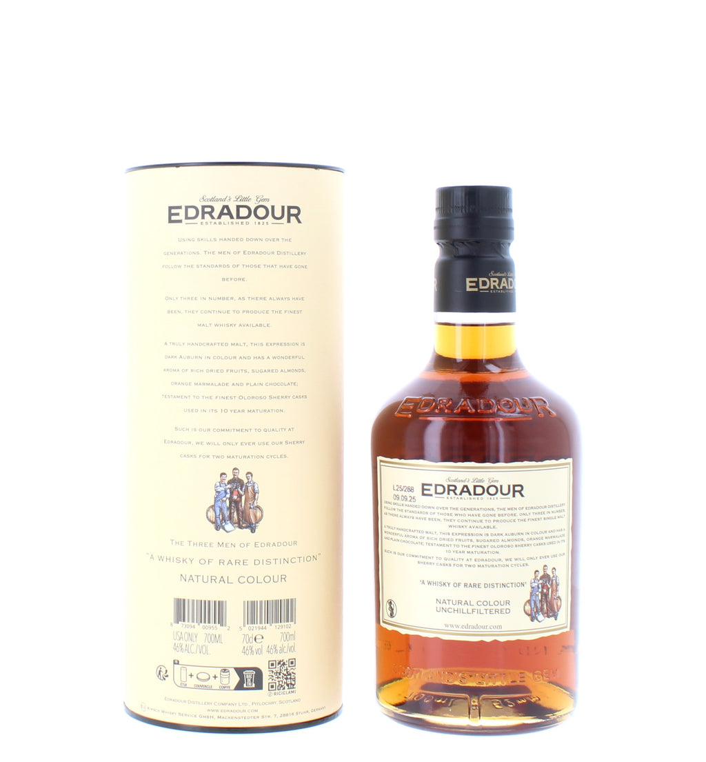 Edradour 10 Year Old Single Malt Scotch Whisky - 70cl 46%