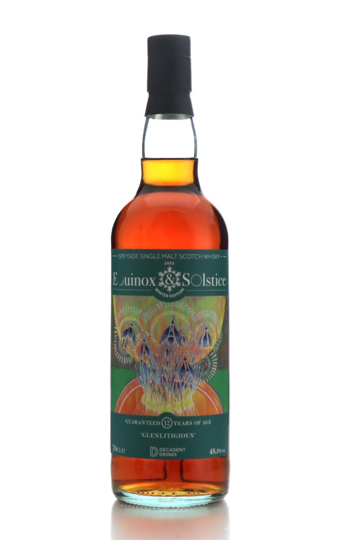 Equinox & Solstice Winter 2025 Edition Glenlitigious 12 years old - Decadent Drams (Decadent Drinks) 70cl 48.5%