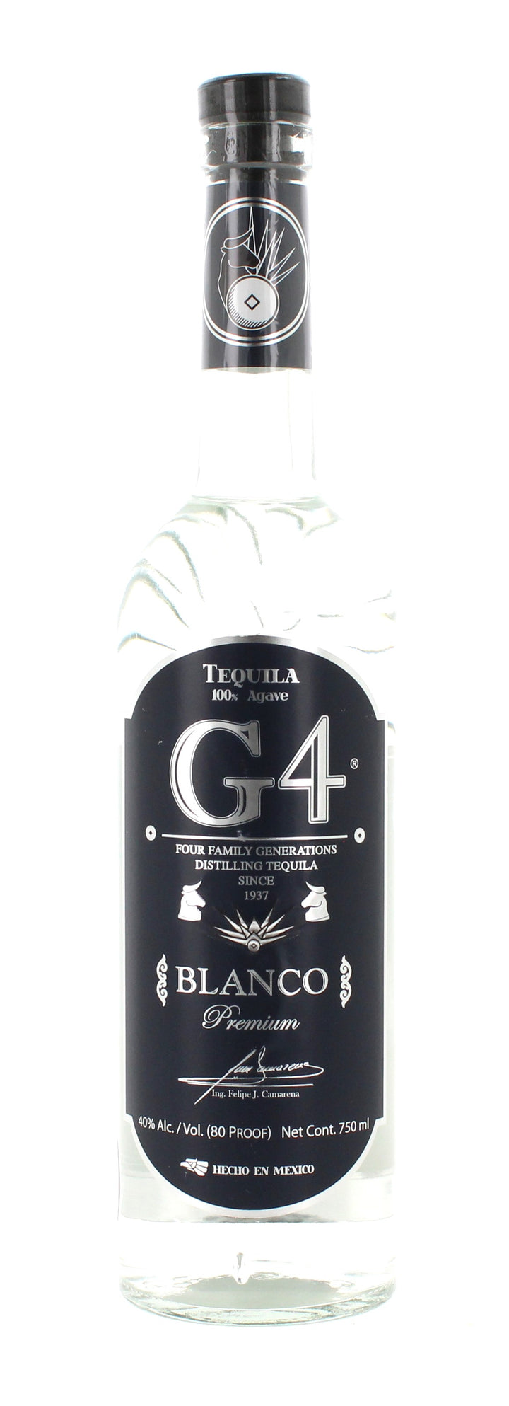 G4 Blanco Tequila - 75cl 40%