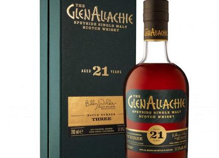 Glenallachie 21 Year Old Batch 3 Single Malt Scotch Whisky - 70cl 51.5%