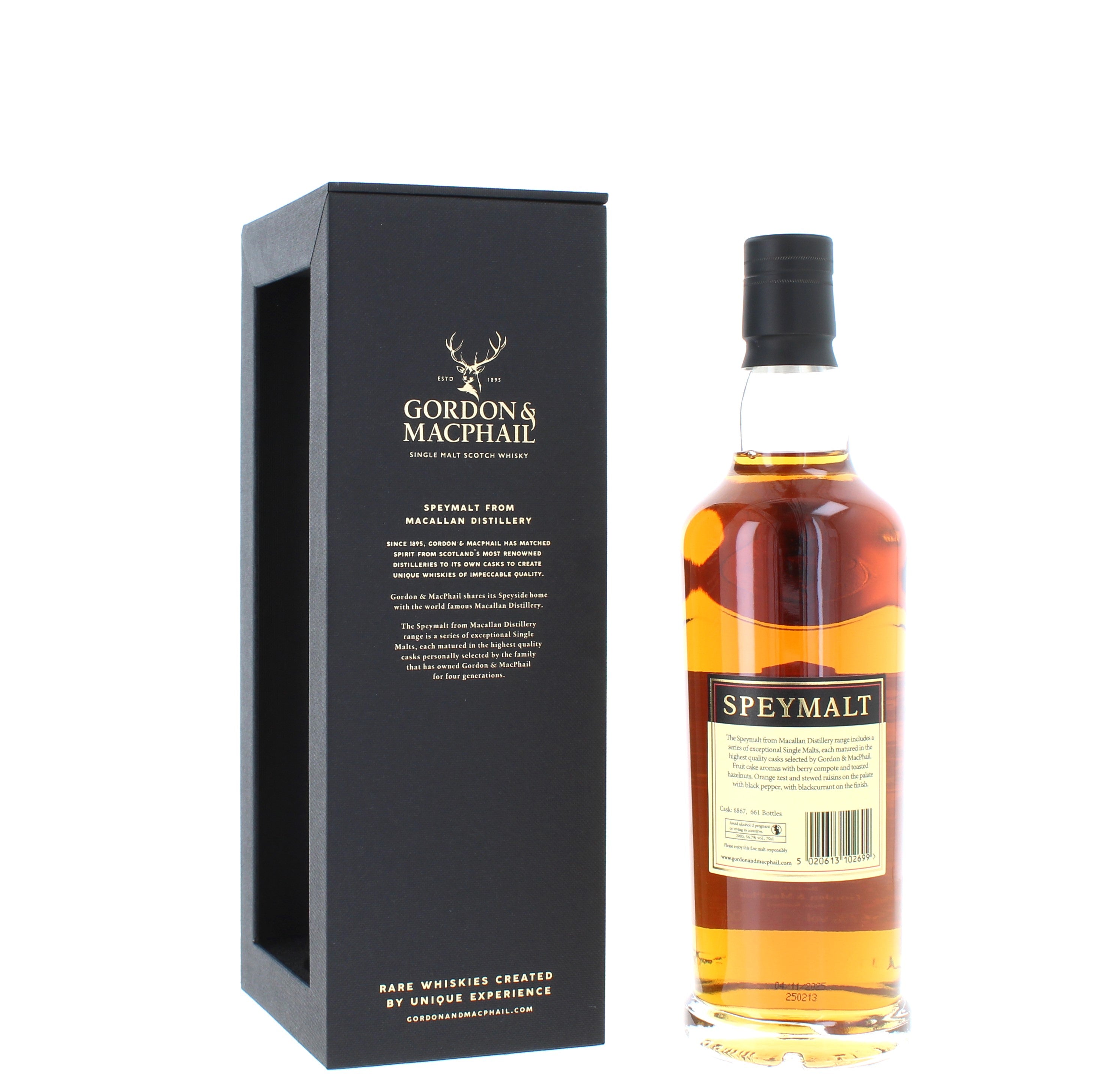 Gordon & MacPhail 20 years old 2005 Vintage (Cask 6867) – 70cl  56.7%
