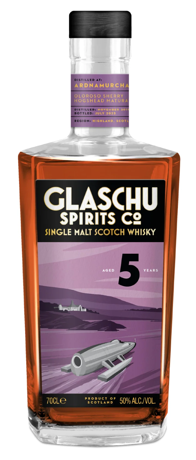 Glaschu Spirits Company Ardnamurchan 5 Year Old 2019 Highland Single Malt - 70cl 55%