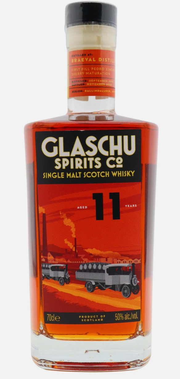 Glaschu Spirits Company Braeval 11 Year Old 2014 Speyside Single Malt - 70cl 50%