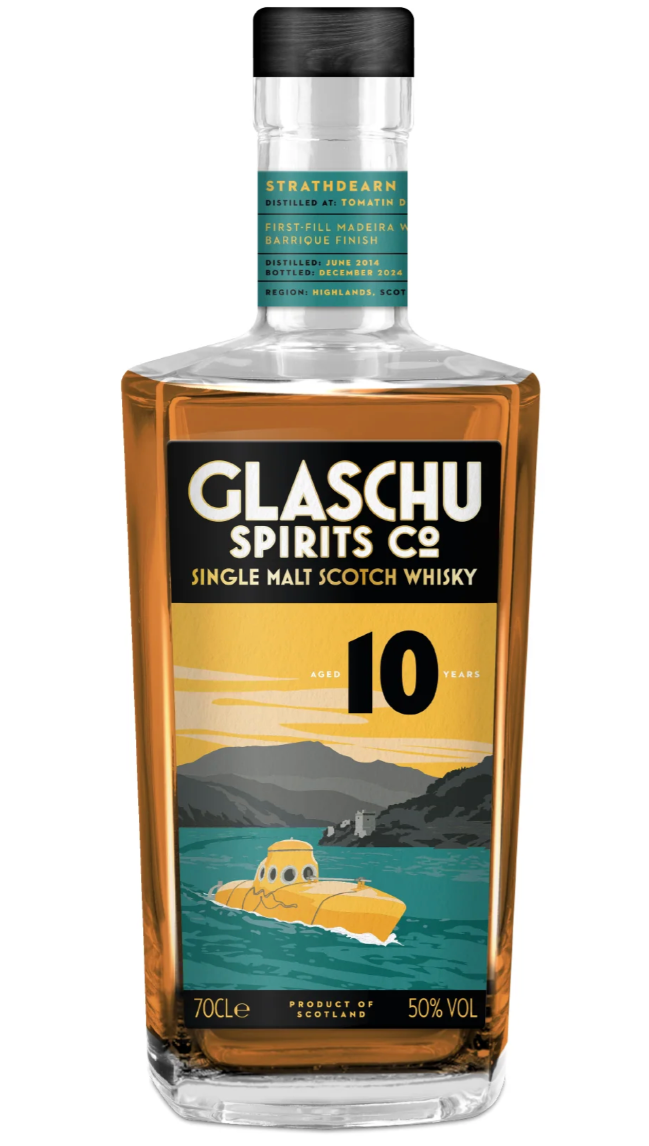 Glaschu Spirits Company Strathdearn (Tomatin) 10 Year Old 2014 Madeira Wine Finish - 70cl 50%