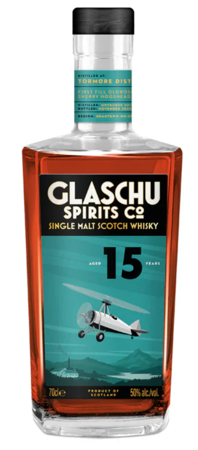 Glaschu Spirits Company Tormore 15 Year Old 2010 Oloroso Sherry Finish - 70cl 50%