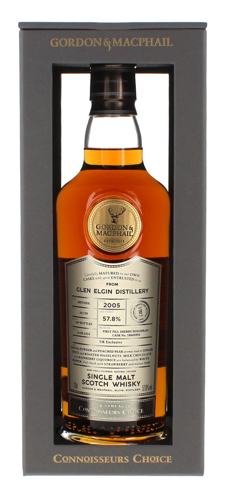 Glen Elgin 18 Year Old 2005 Connoisseurs Choice - 70cl 57.8%