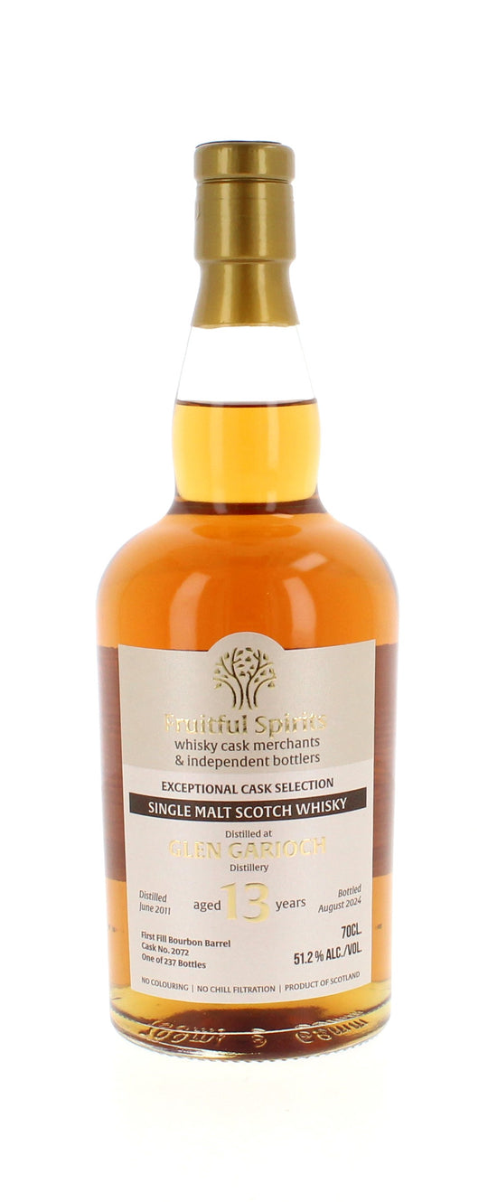 Fruitful Spirits Glen Garioch 13 Year Old Cask No. 2072 - 70cl 51.2%