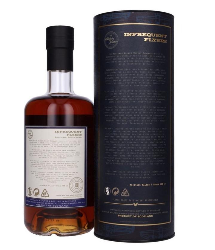 Glen Moray 11 Year Old 2011 Infrequent Flyers PX cask Single Malt Scotch Whisky - 70cl 59.6%