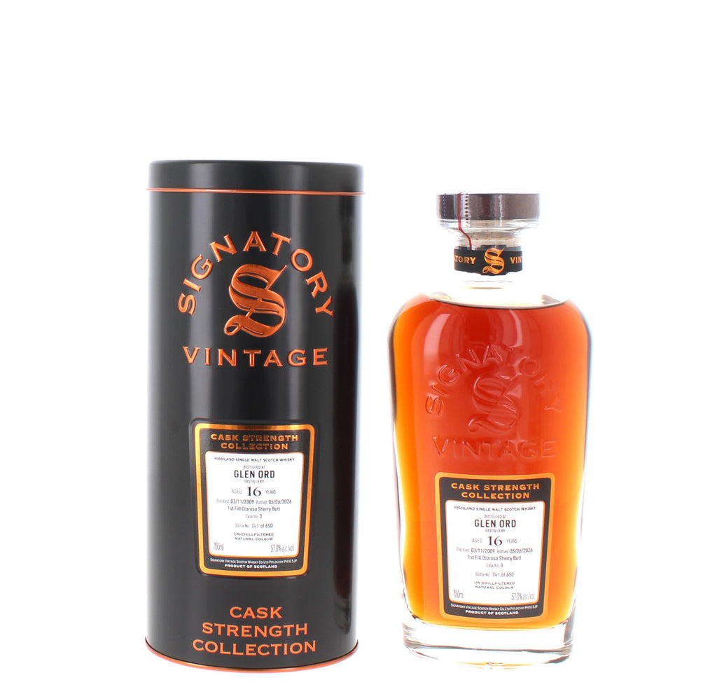 Glen Ord 16 Year Old 2009 Signatory Symington's Choice Single Malt - 70cl 57%