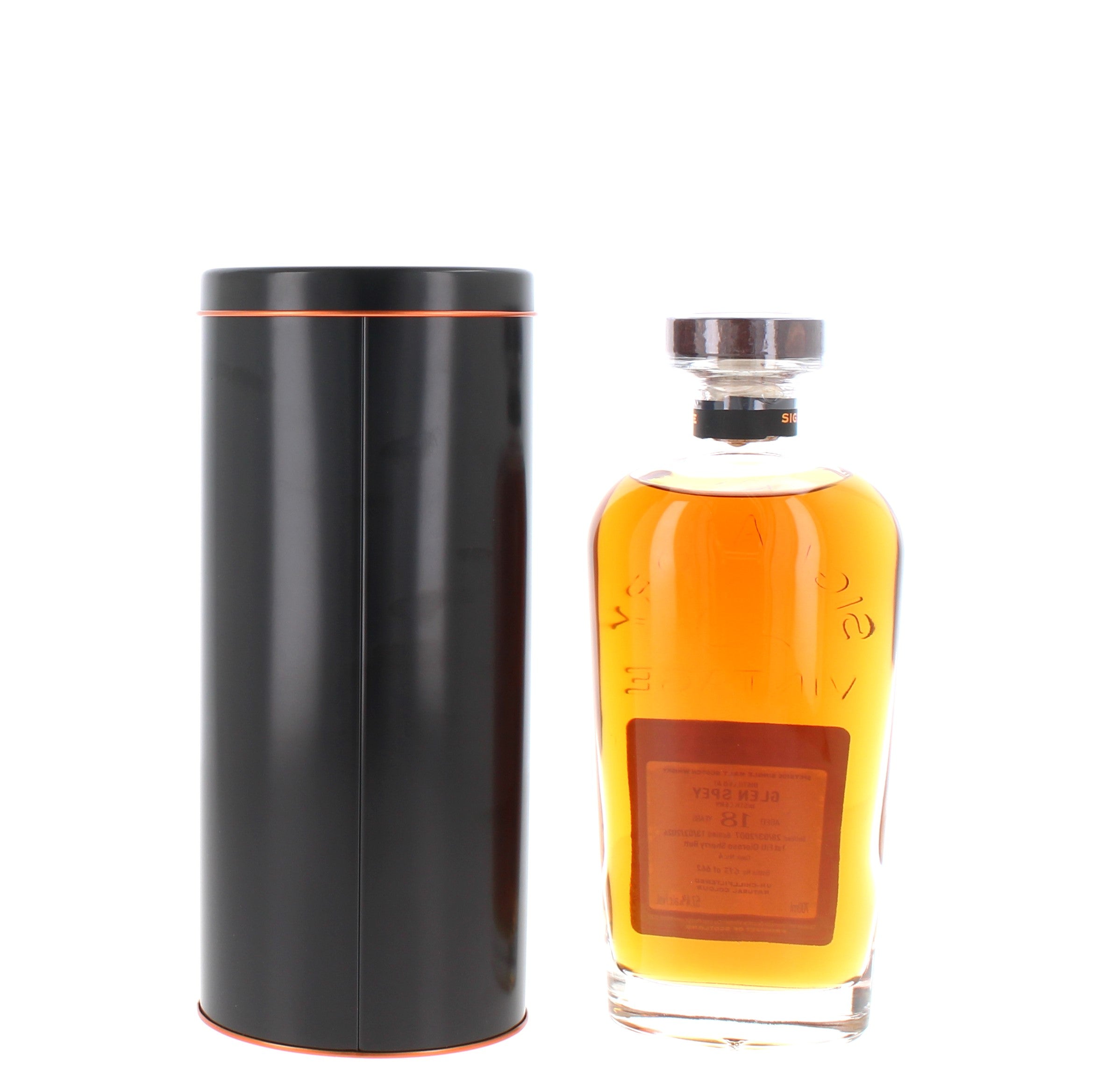 Glen Spey 18 Year Old 2007 Signatory Symington's Choice Cask No: 4 Single Malt - 70cl 57.4%